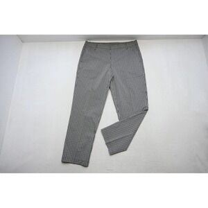 Puma Golf‎ PANTS Black & White Gingham Check Lightweight Size 30/30